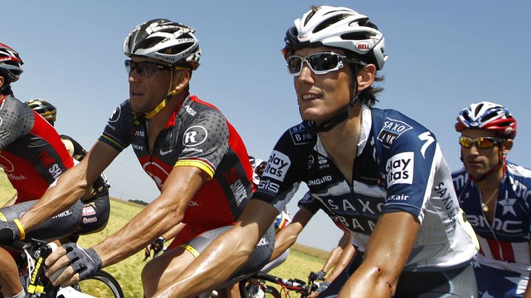 Andy Schleck (right) is not sure whether Lance Armstrong (left) will confess to doping.