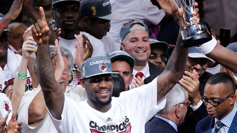 LeBron James: Led the Miami Heat to the title last season