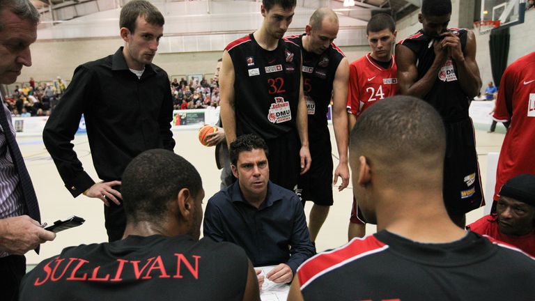 Leicester Riders: Coach Rob Paternostro rallies the cup winners