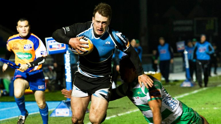 Stuart Hogg: Scored two of Glasgow&#39;s five tries against Treviso