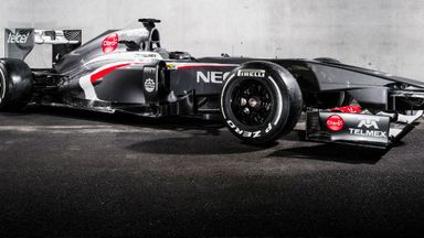 Looks different: Sauber's C32