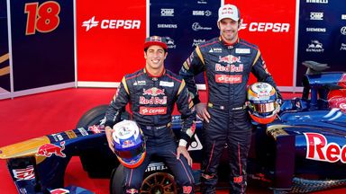 Jean-Eric Vergne and Daniel Ricciardo