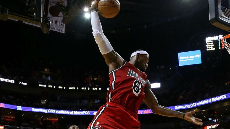 LeBron James: Big game for the Miami Heat