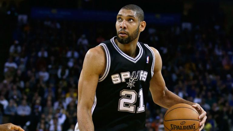 Tim Duncan: Scored 28 points for the Spurs