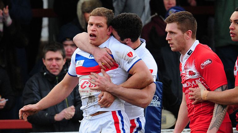Peter Fox: Scored opening try for Wakefield Wildcats