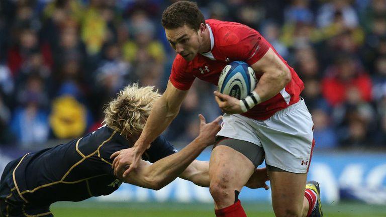 George North: crossed for the first try