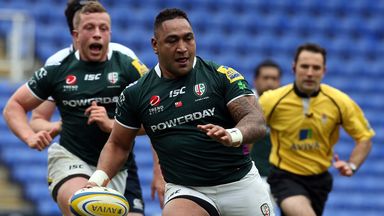 Halani Aulika: Has scored four tries in as many games for London Irish