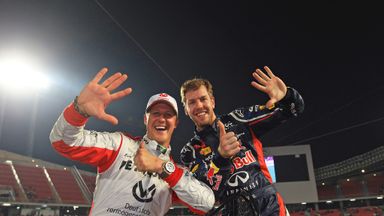 Michael Schumacher and Sebastian Vettel: Master and apprentice