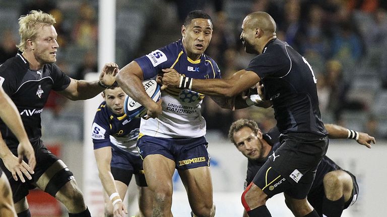 Joe Tamone crossed the line for the Brumbies in the first half
