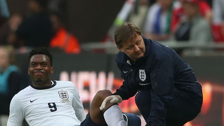 Sturridge picked up a knock during England's friendly with Republic of Ireland