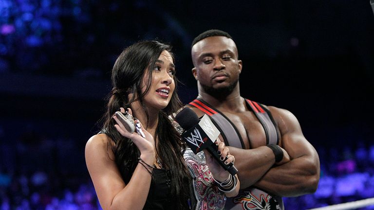 AJ and Big E: beaten by blondes