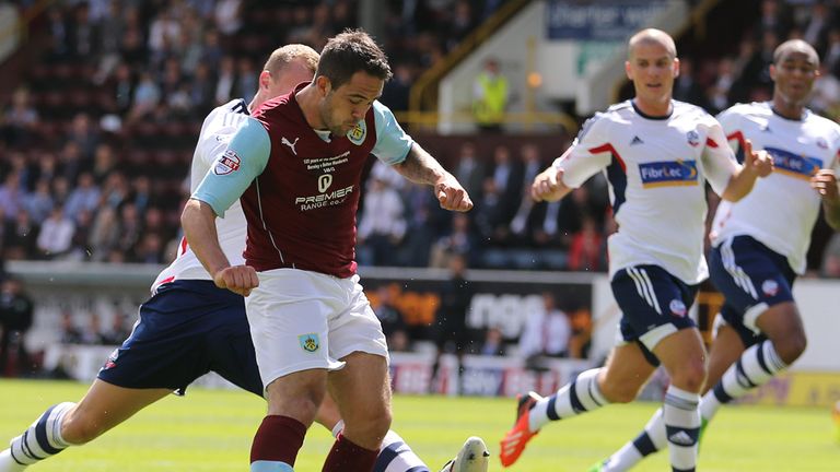 Danny Ings: His effort is deflected in for the game's opening goal