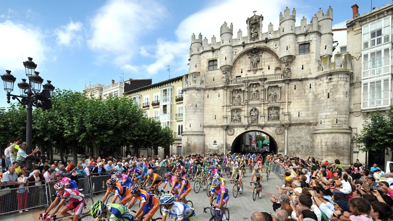 The opening stage started and ended in Burgos