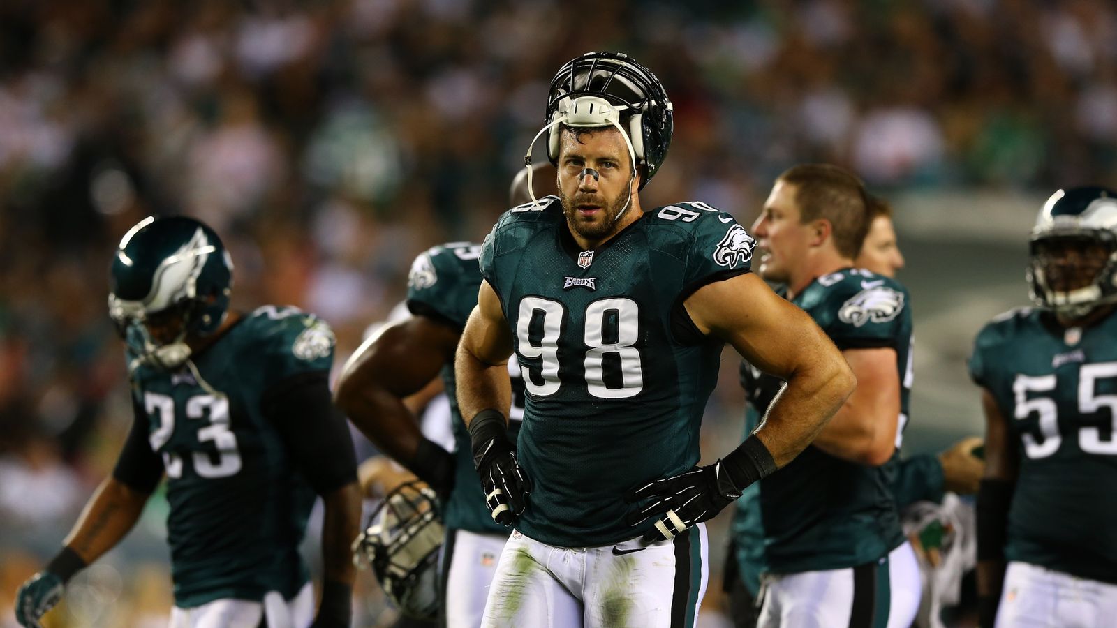 Connor Barwin 2  Philadelphia eagles, American football, Sports