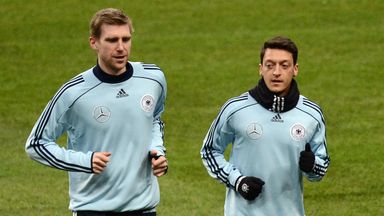 Arsenal duo Per Mertesacker and Mesut Ozil form part of Germany's stellar squad