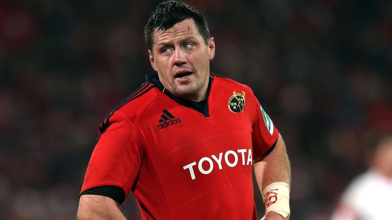 James Coughlan: The Munster skipper crossed for a try