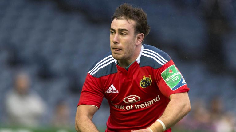 JJ Hanrahan: kicked three penalties and a conversion for Munster