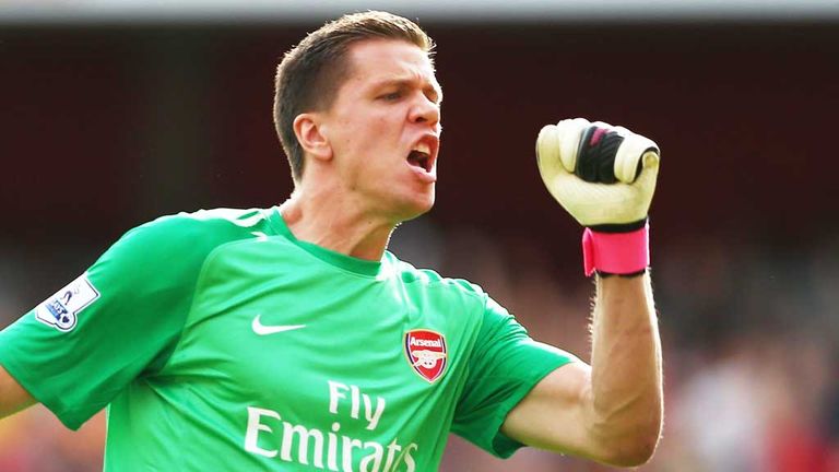 premier league arsenal goalkeeper wojciech szczesny