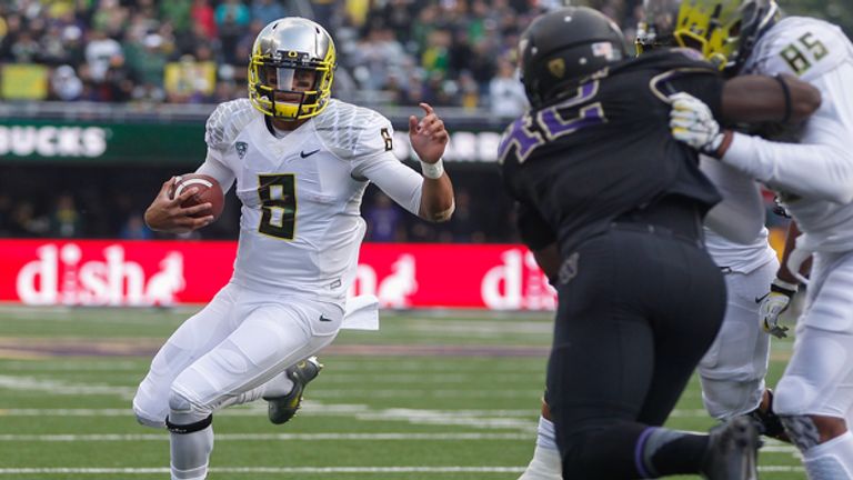 Marcus Mariota: Oregon Ducks 'Gonna be competitive' against the Georgia  Bulldogs 