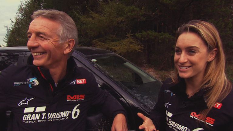 Tony Jardine and Amy Williams: Finished 26th in Wales Rally GB