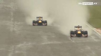 Webber in the wet