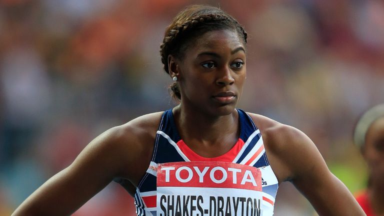 Perri Shakes-Drayton: British athlete rehabbing serious knee injury