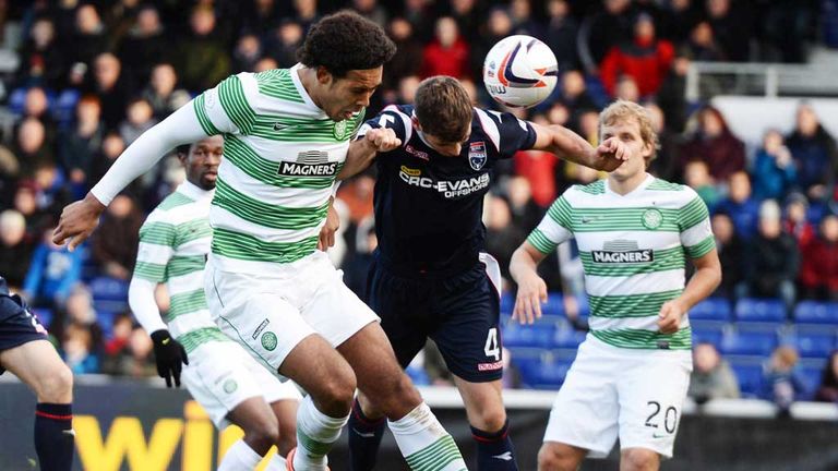 Virgil van Dijk: Scores his second goal as Celtic beat Ross County 4-1