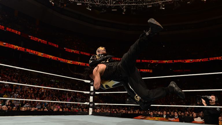 Reigns spears Goldust en route to his stunning win in Boston