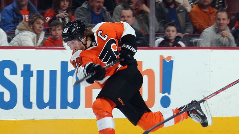 Nhl Claude Giroux Scores Twice As Philadelphia Flyers Defeat Columbus Blue Jackets Ice Hockey News Sky Sports
