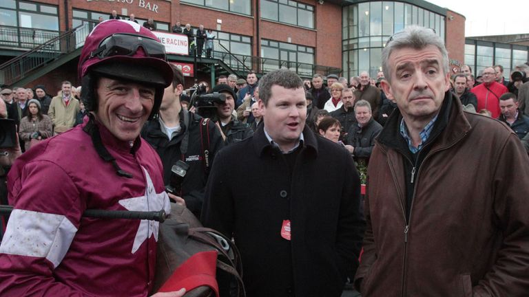 Davy Russell (l): Has picked up the ride on Western Boy