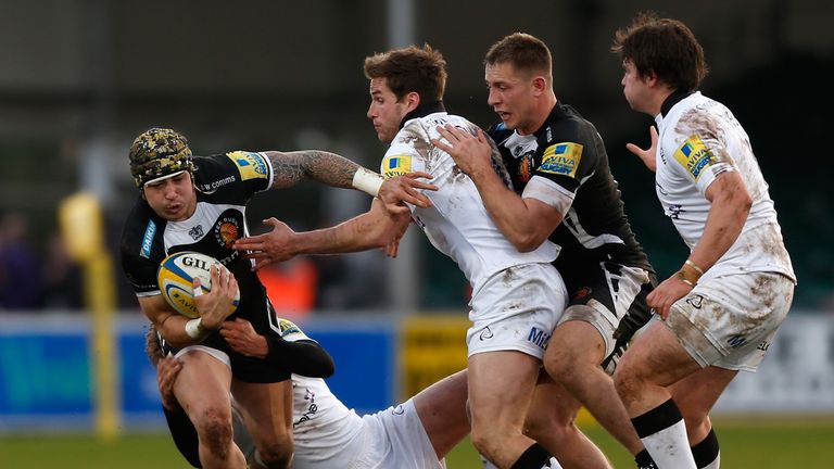 Jack Nowell: Exeter wing tries to make some forward progress