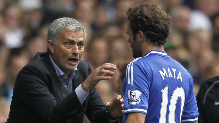 Jose Mourinho sold Mata (right) to Man United in January 2014