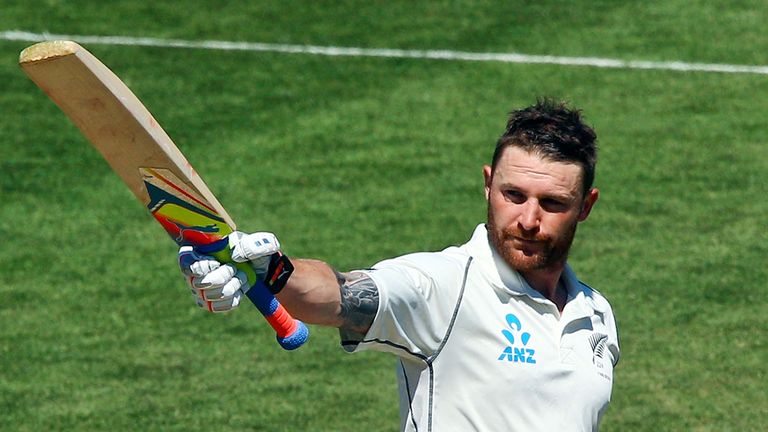 Brendon McCullum Celebrates Place In New Zealand Cricket History ...