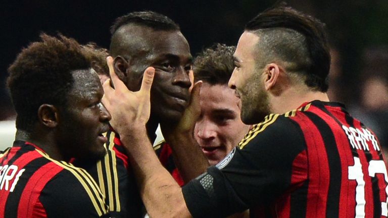 Adil Rami (right): Made his Milan move a permanent one