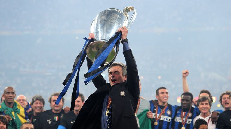Mourinho won an unprecedented Serie A, Champions League and Italian Cup treble with Inter during his last spell in Italy