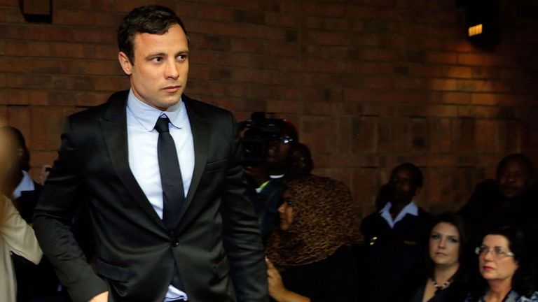 Oscar Pistorius: pleaded not guilty at the start of his trial in Pretoria