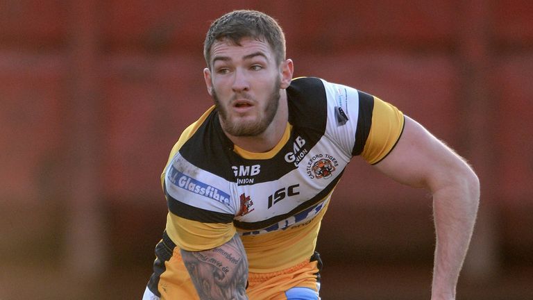 Daryl Clark: two tries for Castleford
