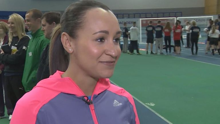 Jessica Ennis-Hill: Olympic champion looks to inspire kids in Sheffield.