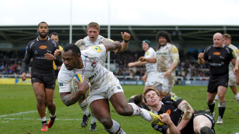 Niki Goneva: two tries for Leicester Tigers