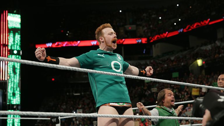 Sheamus beat John Cena to win the WWE Title for the first time