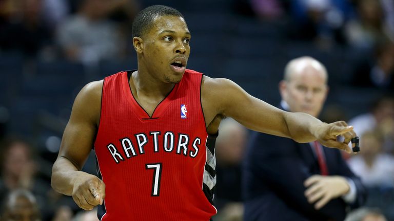 Kyle Lowry: Scored 25 points for the Toronto Raptors