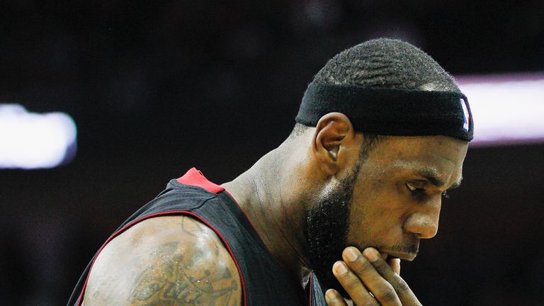 LeBron James: Failed to match his record-breaking heroics