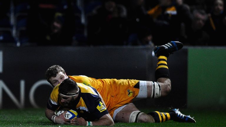 Sam Betty: Scored in a losing cause for Worcester