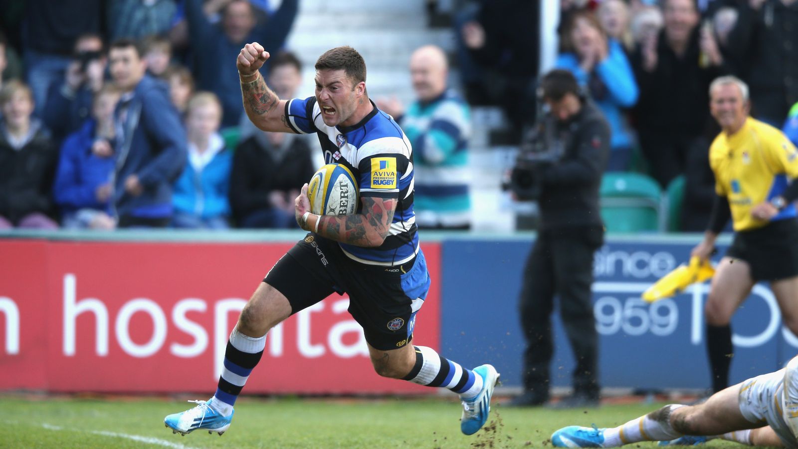 Aviva Premiership Bath Earn Bonus point Win Against Worcester Rugby 