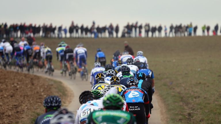 The Tour of Flanders this year contains 17 climbs and 16 sections of cobbles