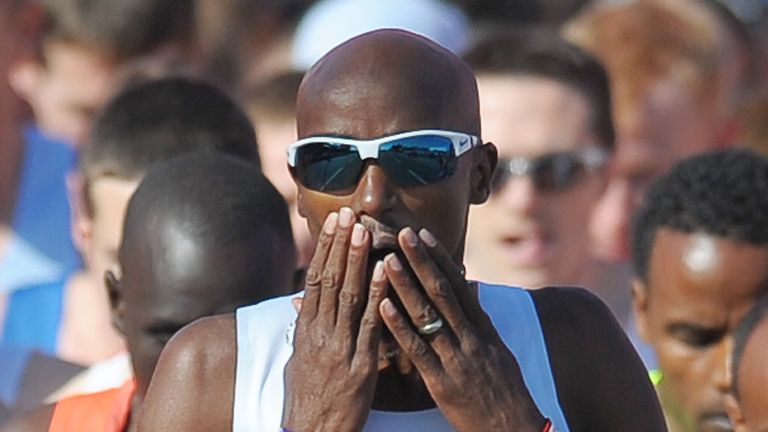 Mo Farah: Has been suffering from abdominal pains