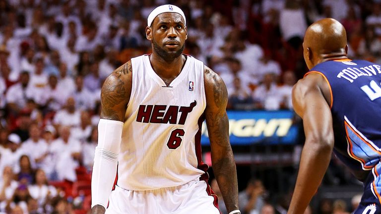 LeBron James: scored 27 points for Miami Heat