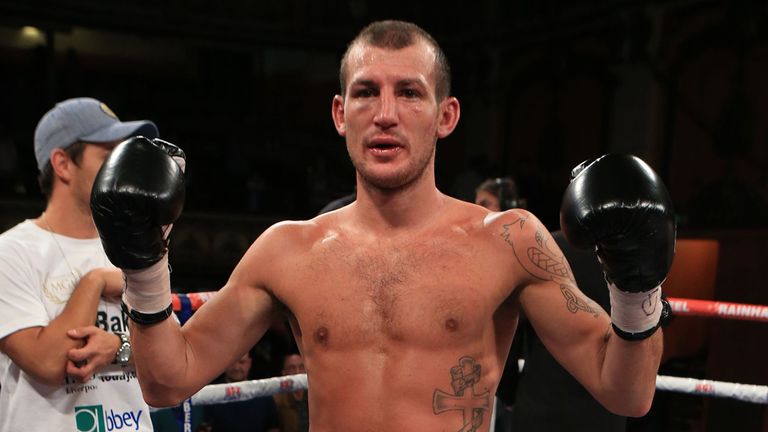 Mathews was last in action challenging for a world title