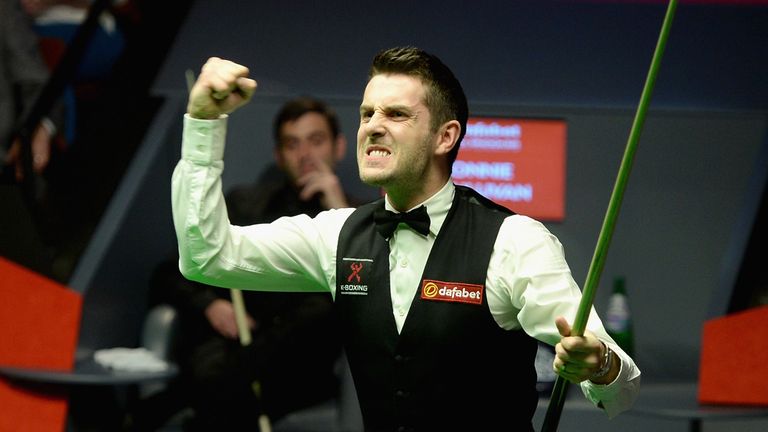 Selby: Celebrating his maiden world title win