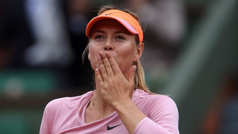 Tennis: Maria Sharapova has secured her place in the third round of the ...